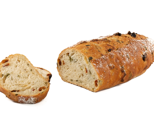 Zongedroogde tomaten desem - Afbakbrood