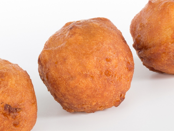 Blinde oliebol zonder rozijnen