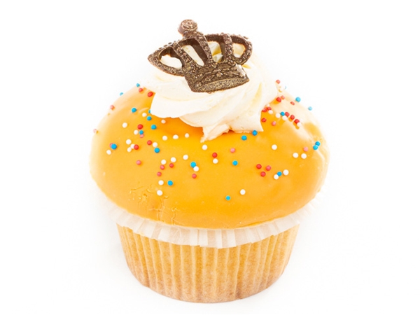 Oranje cupcake