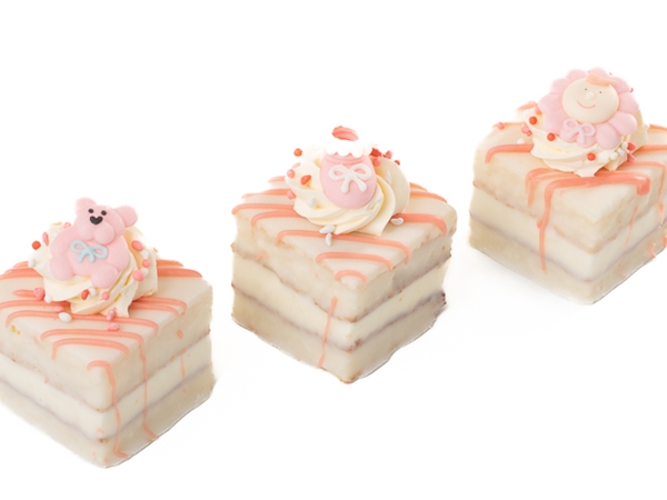 Petit four fondant meisje 5 x 5