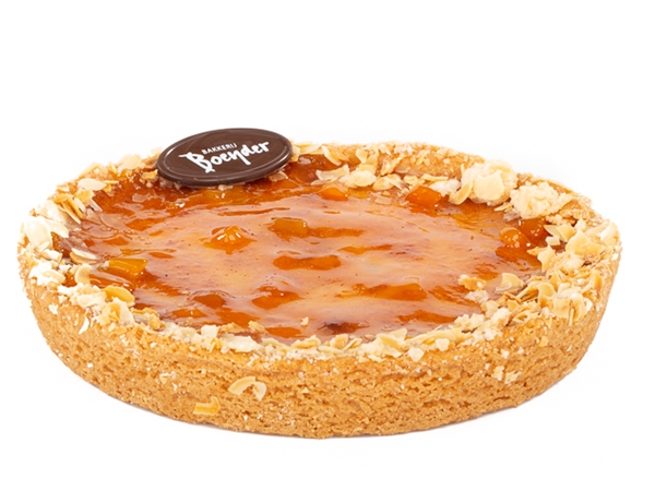 Torta di pesche frangipane